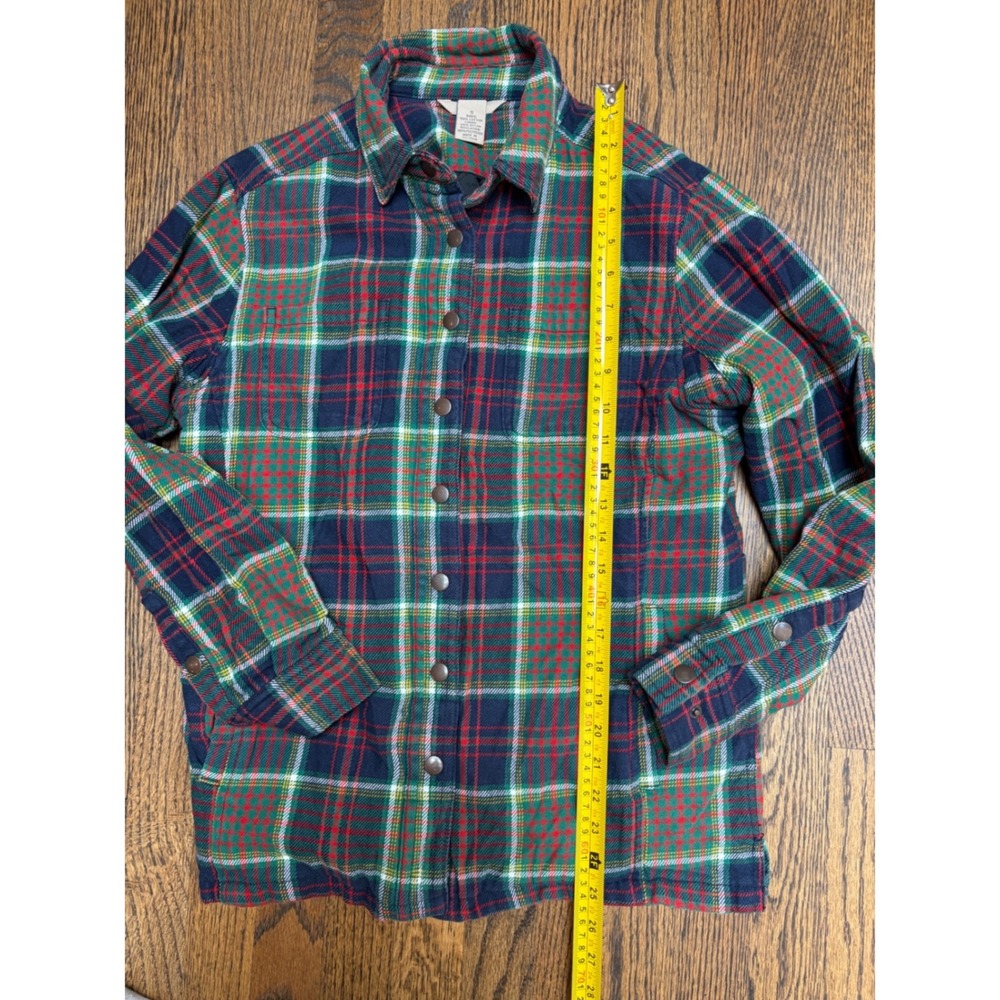 Duluth Trading Co Flannel Chore Jacket S Red Plaid Quilted Cabincore Rustic - Picture 4 of 8